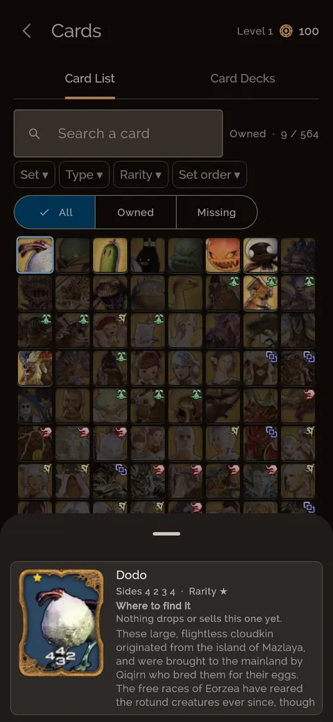 La collection